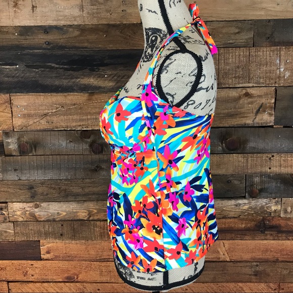 Chaps Swim | Chaps Tropical Tankini Swim Top | Poshmark